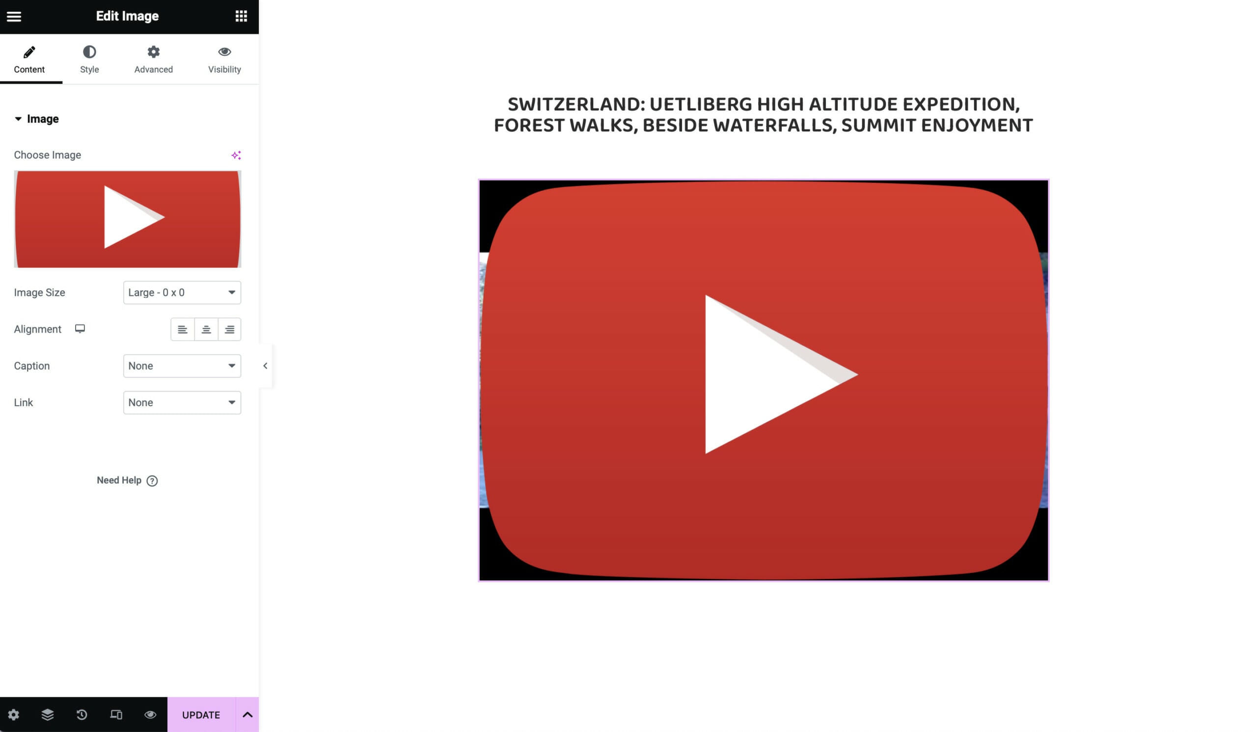 play button uploaded